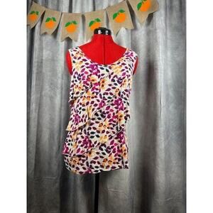 Croft & Barrow Sleeveless Scoop Neck Top Size Medium 95% Rayon 5% Spandex